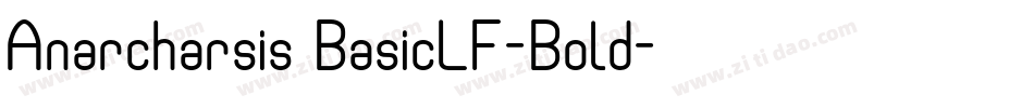 Anarcharsis BasicLF-Bold字体转换